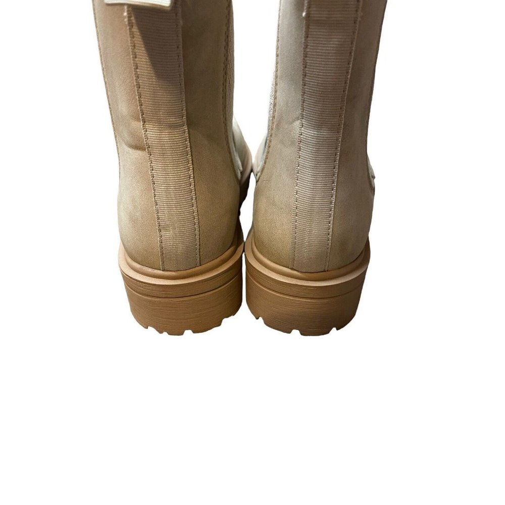 Soda Women Chelsea Boots size 7 High Top Platform Ankle Boot Faux Leather - Picture 3 of 8
